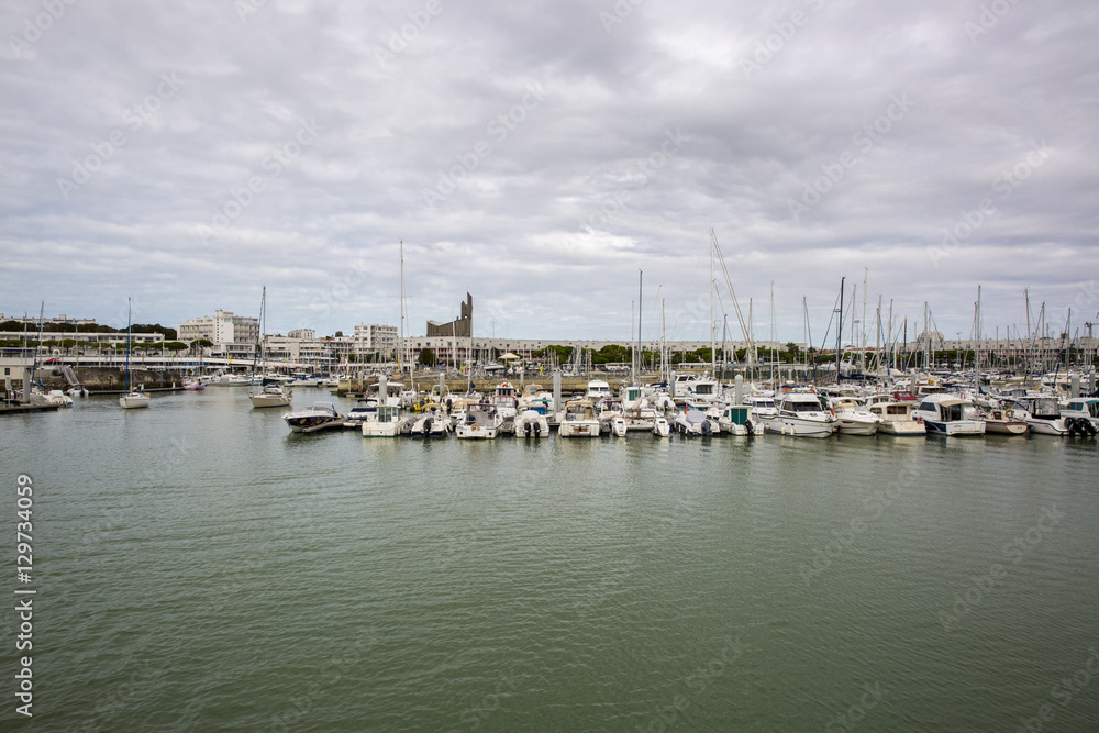Port of Royan in France, region Charentes-Poitou, department Charente Maritime