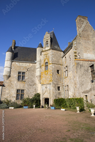 Old medieval small castle, Vermette, France