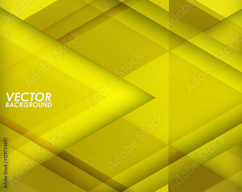 Abstract yellow geometric strip pattern background. 