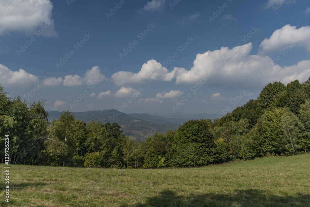 Slovakia karst in summer hot day