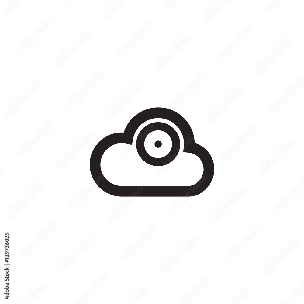 Music Cloud Logo Design Element Music Cloud Logo Design Element