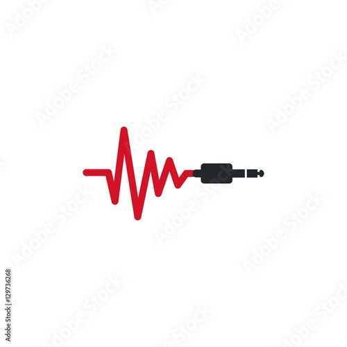 Music Media Logo Design Element