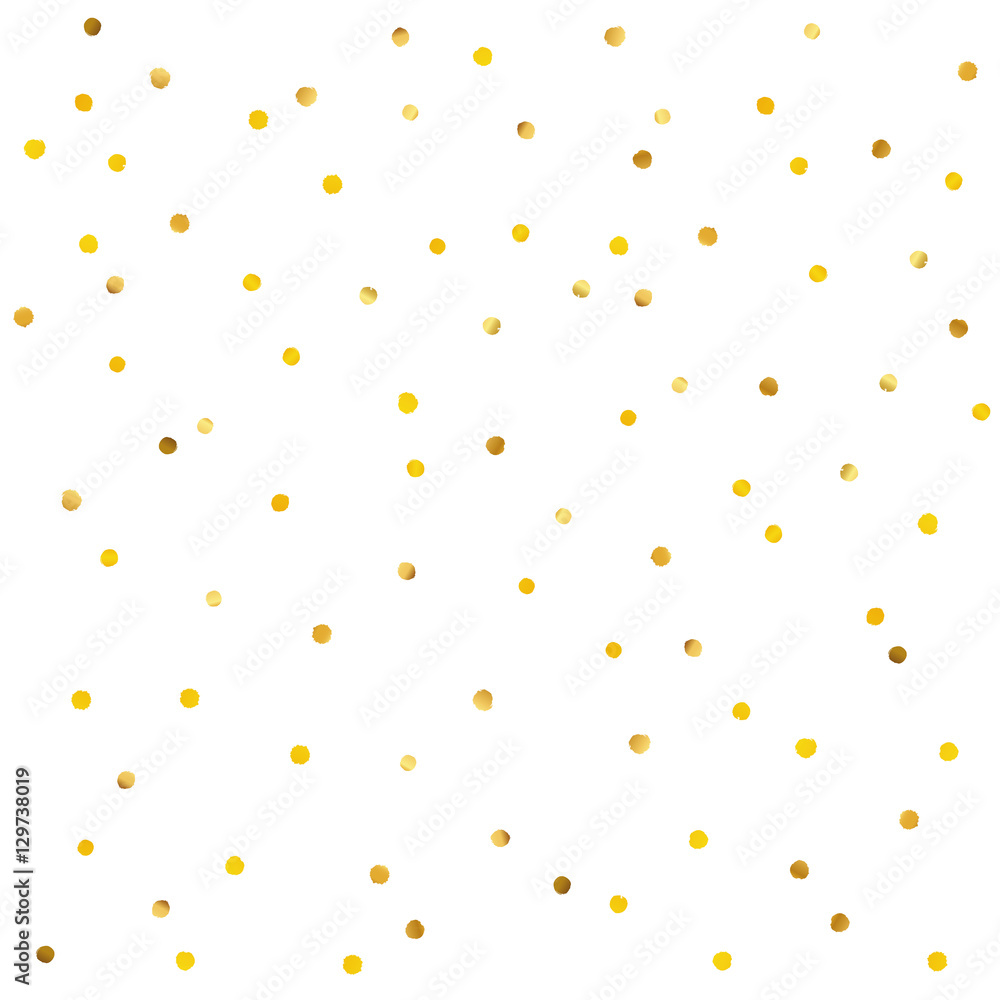 Abstract pattern of gold confetti