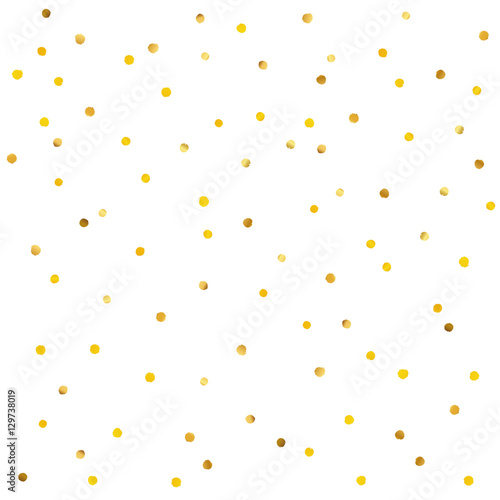 Abstract pattern of gold confetti