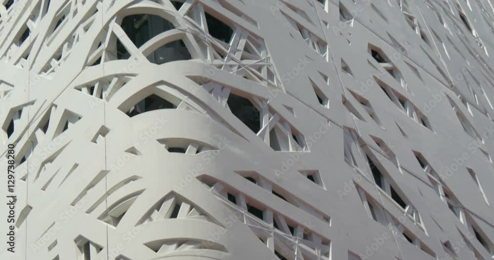 architectural concrete abstract white pattern