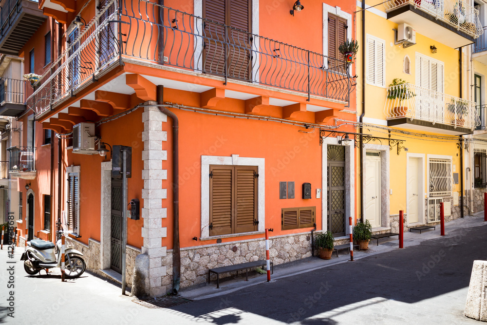Houses in Taormina, Sicily