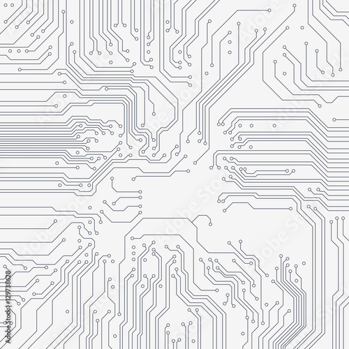 Circuit board background. Vector