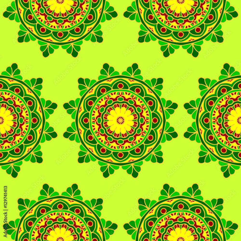 seamless pattern mandala background