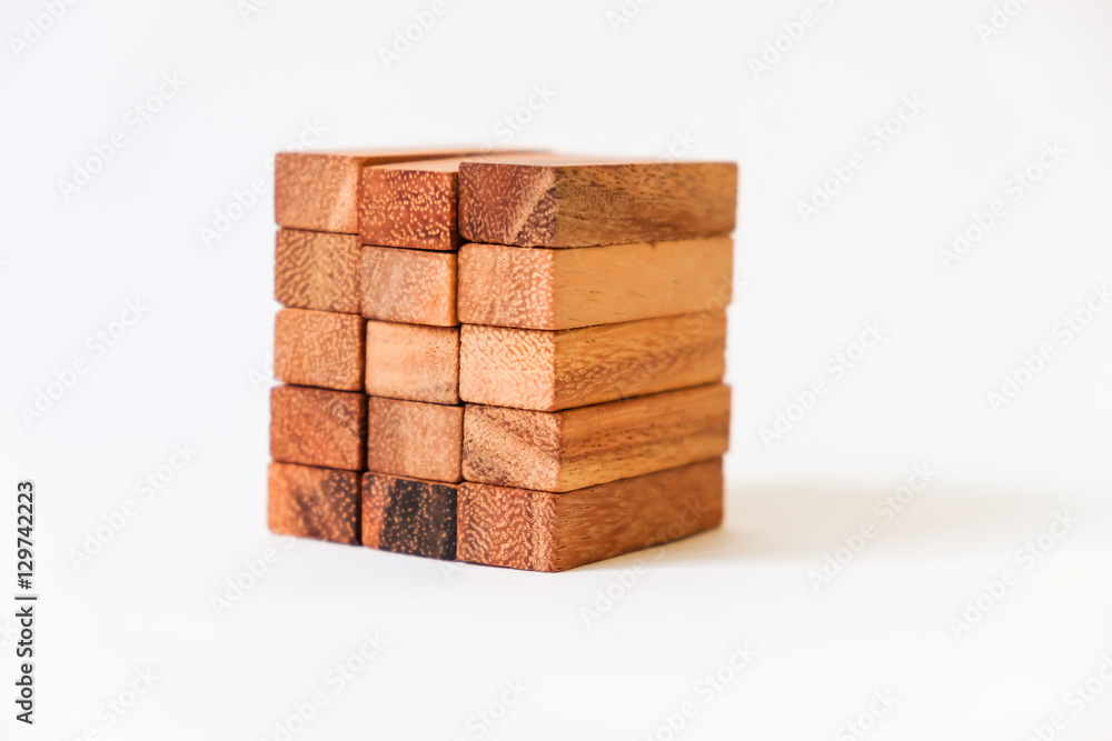 Wood block Stack tower game for children playing on wooden table with copyspace, Learning and Education background concept Wood block Stack tower game for children playing on wooden table with copyspace, Learning and Education background concept