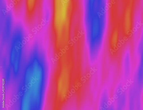 Abstract psychedelic colorful illustration. Visual heat map. Flowing acid haze. Ethereal scientific background. Element of design.