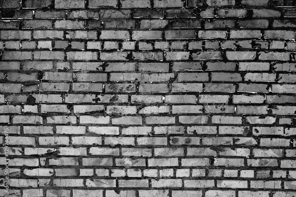 Brick texture with scratches and cracks