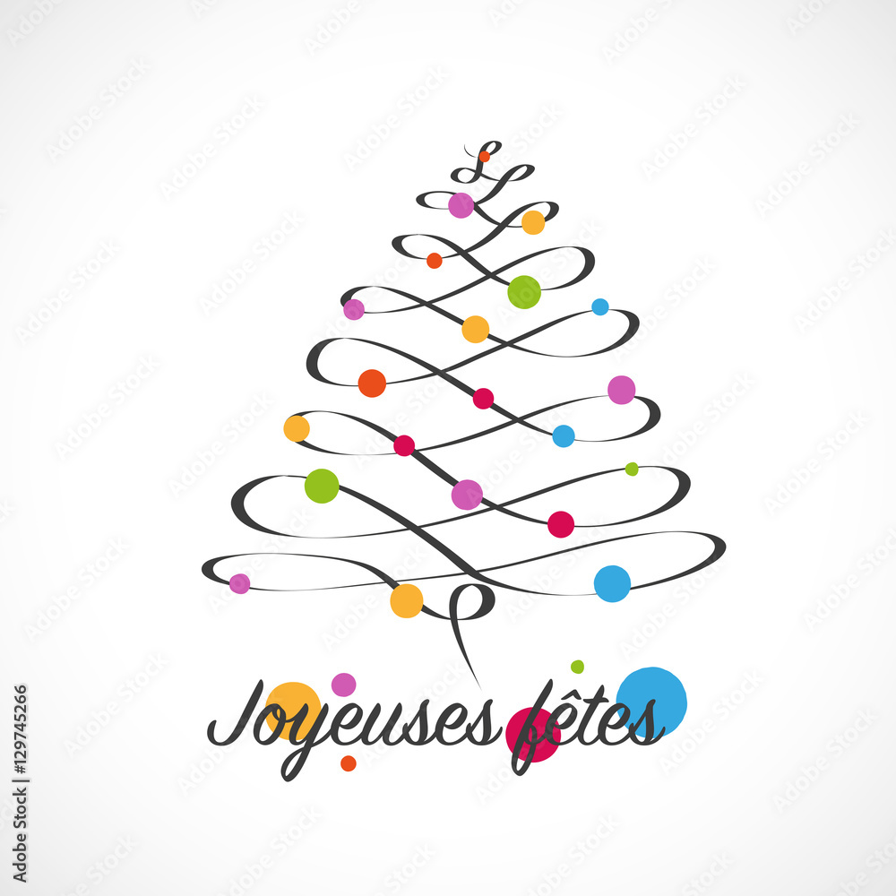 joyeuses fêtes Stock-Vektorgrafik | Adobe Stock