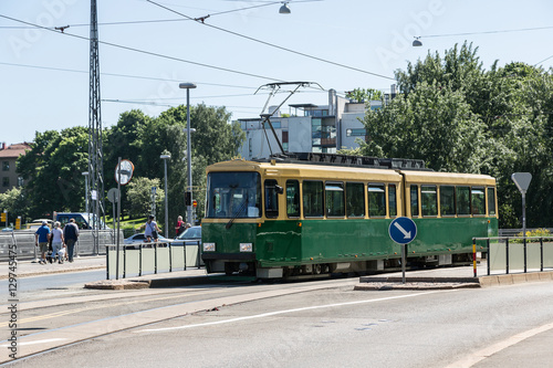 Public transport, tram in Helsinki