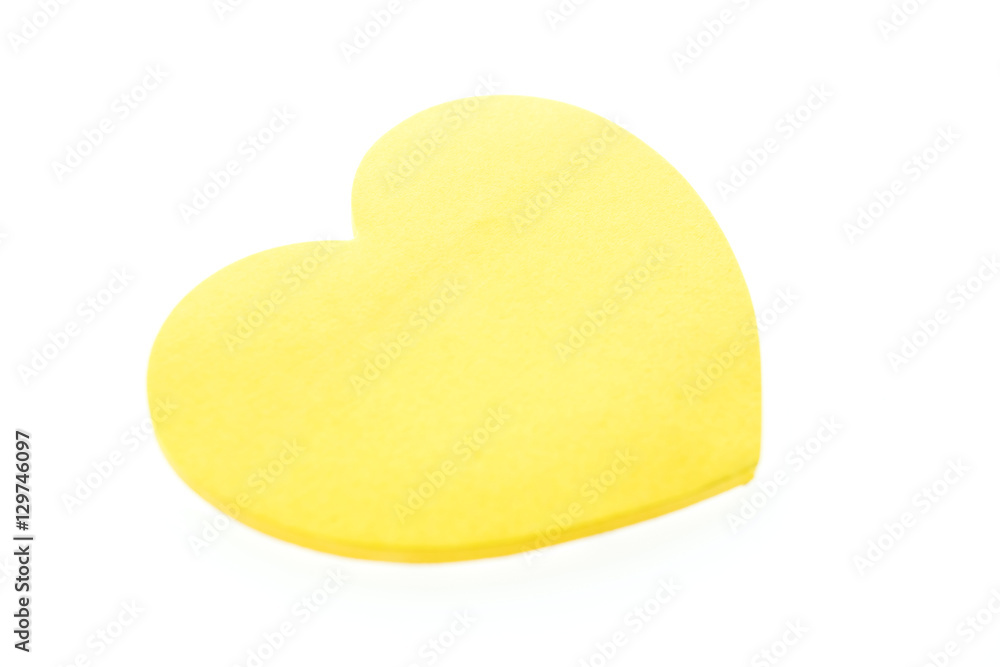 Heart paper note Stock Photo Adobe Stock