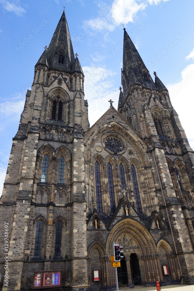 Obraz premium The Cathedral Church of St Mary in Edinburgh, Scotland, UK 
