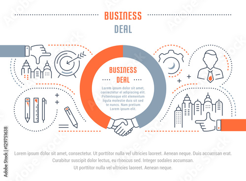 Website Banner and Landing Page Business Deal
