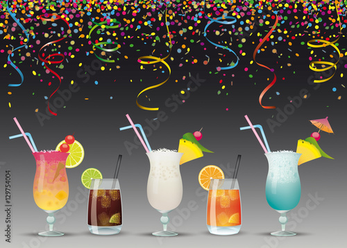 Confetti Cocktails Night