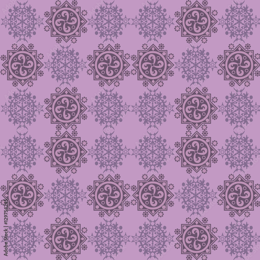 Abstract winter pattern with snowflakes. Abstract winter pattern with snowflakes.
