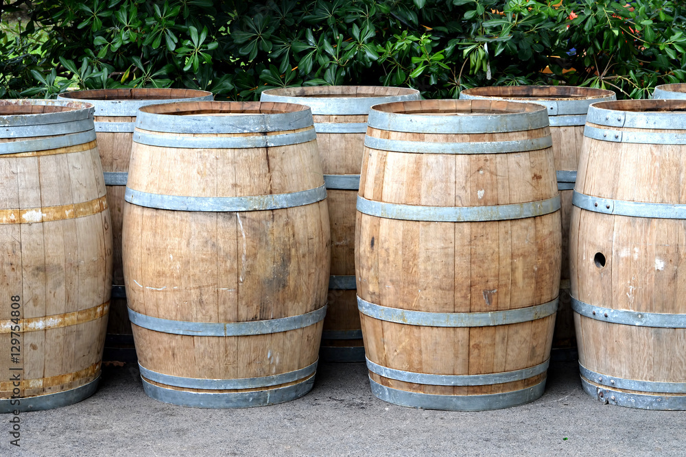 Wooden barrels