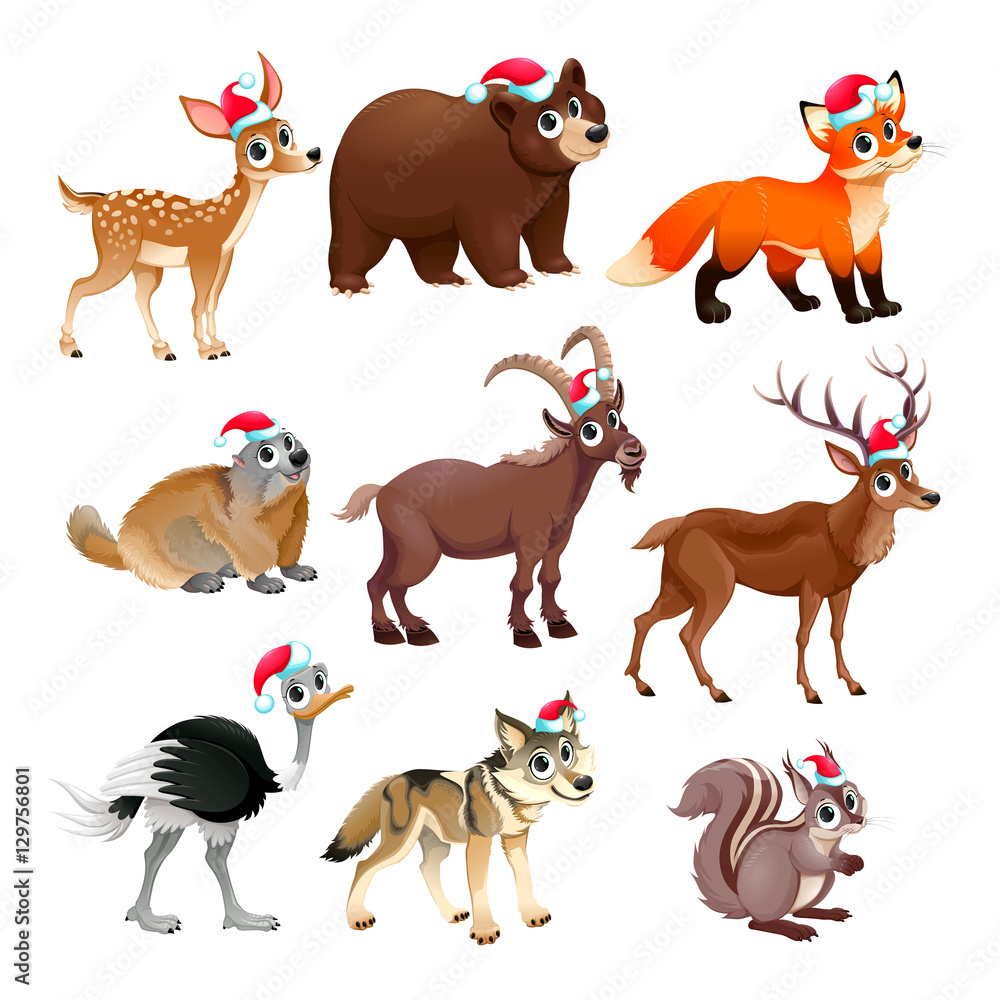 Funny Christmas animals