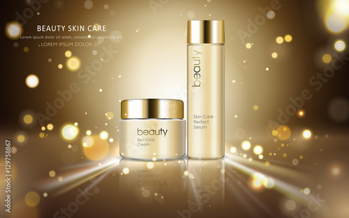 Skin care cosmetic ads