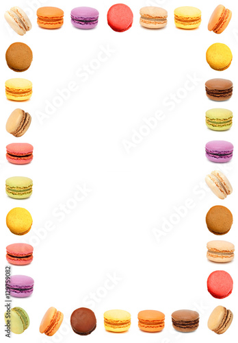Macarons / cadre rectangle