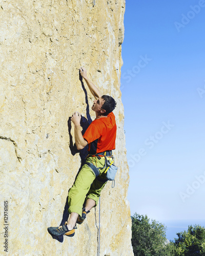 Rock climber. © vetal1983