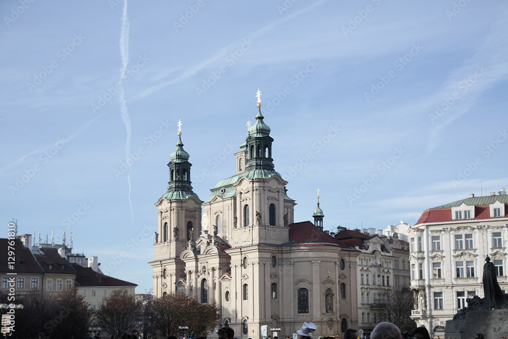 プラハ旧市街広場 聖ミクラーシュ教会