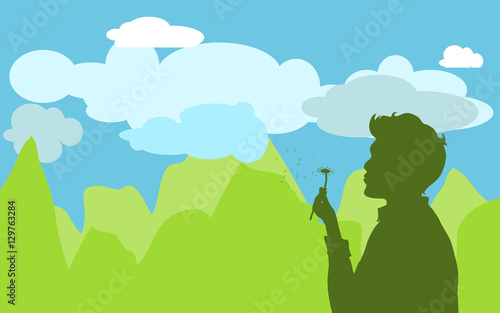 Man in nature
