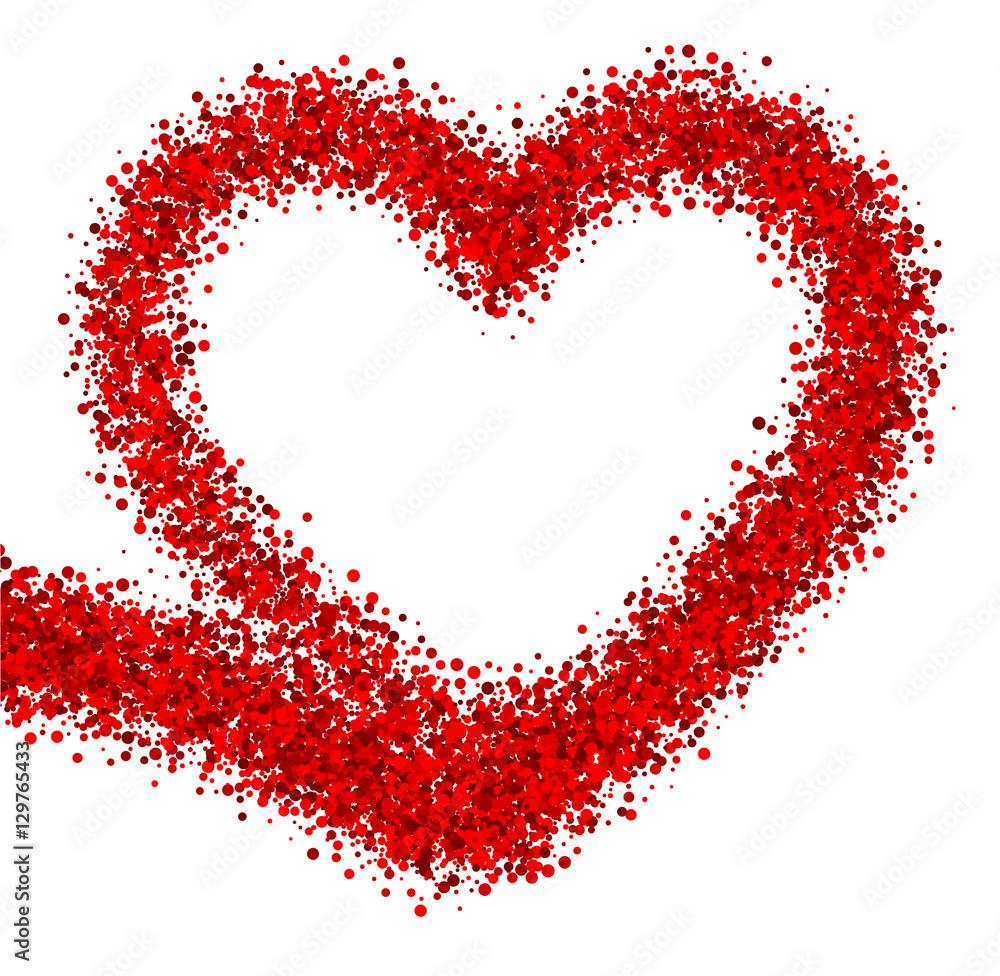 Valentine's love background with heart. Valentine's love background with heart.