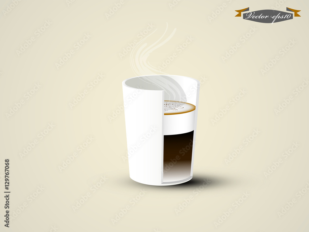 graphic design vector of latte coffee cup in cross section view
graphic design vector of latte coffee cup in cross section view