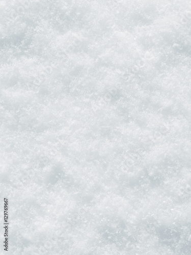 Frosty winter day, blue and white snow texture, fresh white snow, fluffy snow background