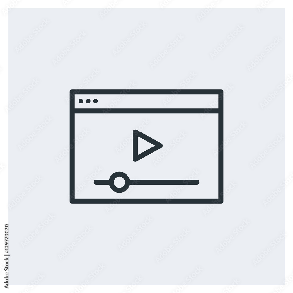 Video player icon Video player icon