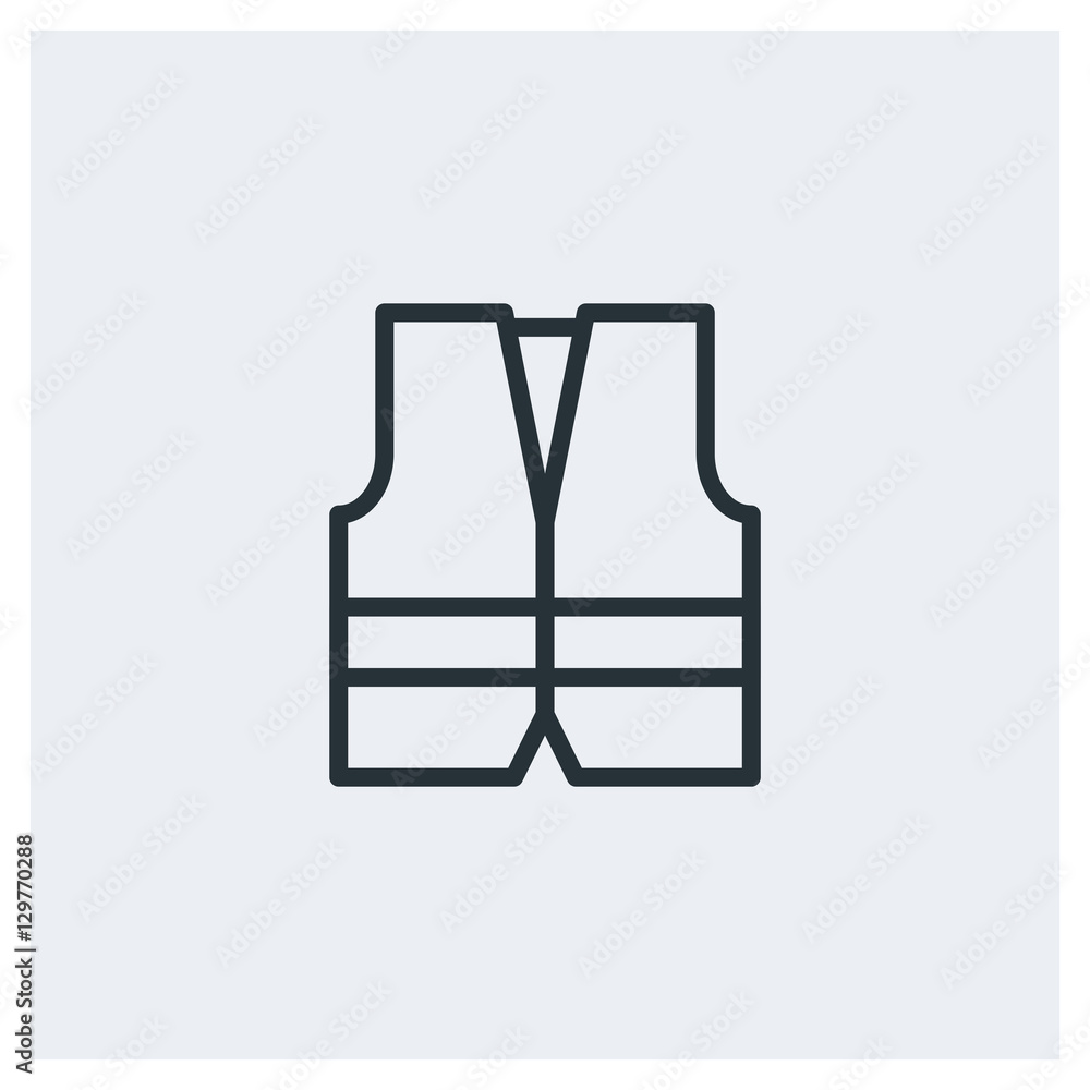 Working vest icon Working vest icon