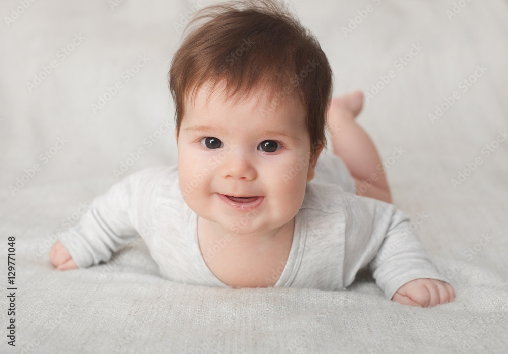3 months old lovely baby portrait 3 months old lovely baby portrait
