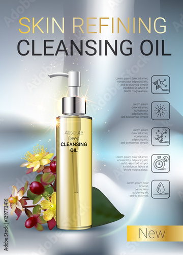 Deep Cleansing Oil ads.