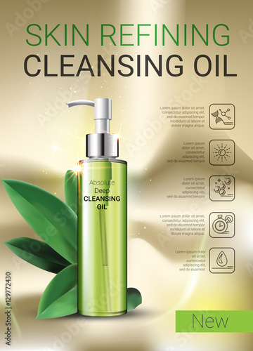Deep Cleansing Oil ads.