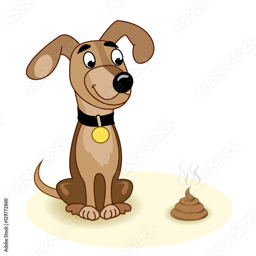 Dog and turd