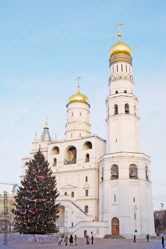 Christmas tree in Moscow Kremlin