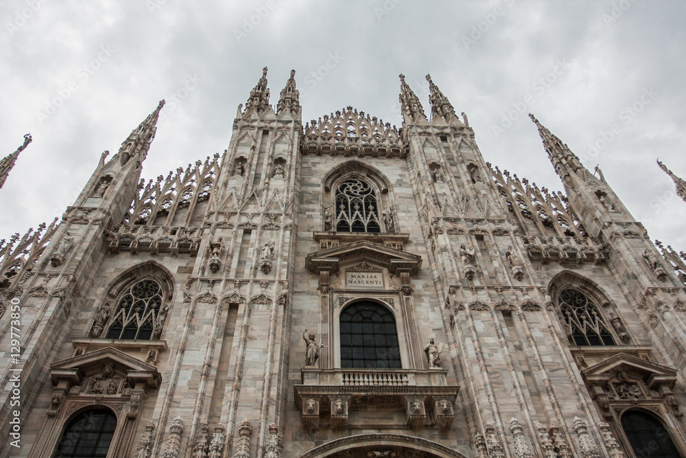 detail of Duomo di Milano