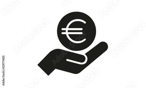 Vektor - Hand mit Geld / Vector - hand with money photo