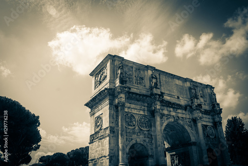 Arch of Titus in Rome, Italy photo