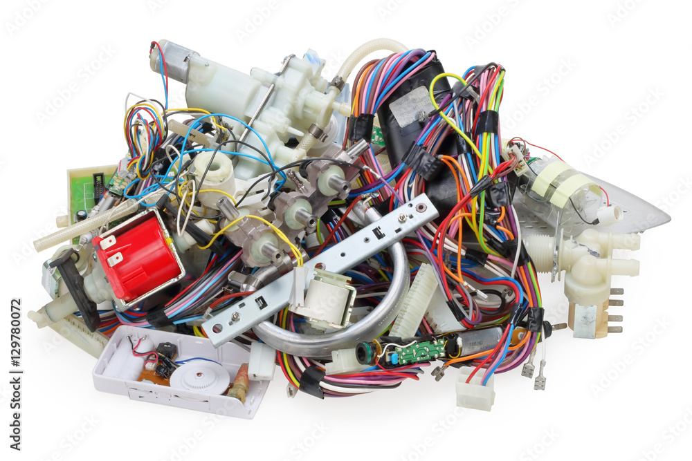 broken spare parts from electric devices broken spare parts from electric devices