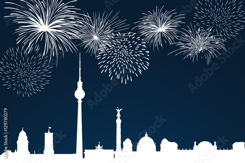 Silvester Berlin - Weiß