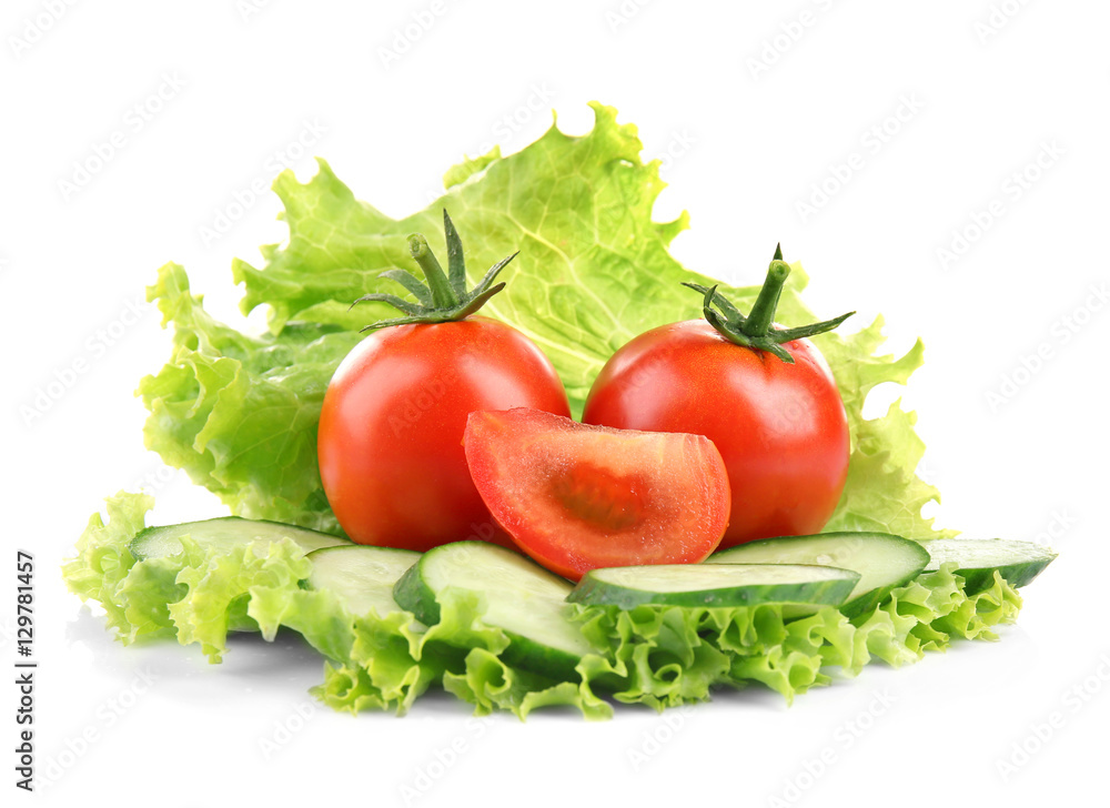 Fresh vegetables on white background Fresh vegetables on white background