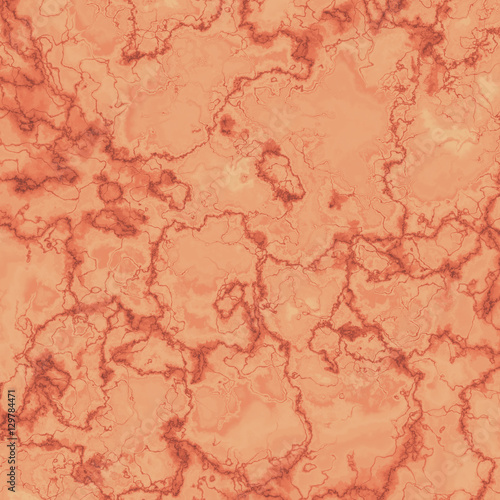 Red veined marble texture, digital illustration art work.