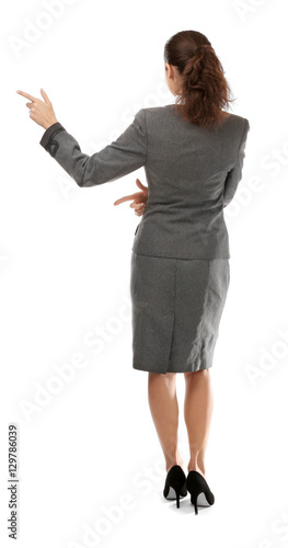 Young beautiful businesswom...