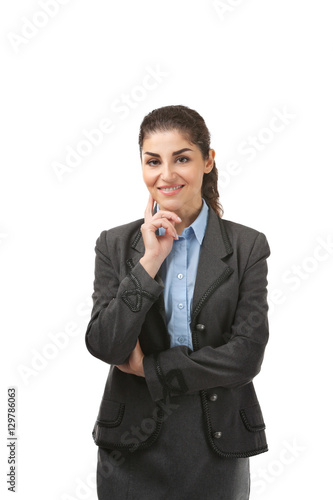 Young beautiful businesswom...
