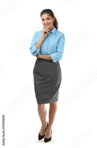 Young beautiful businesswom...