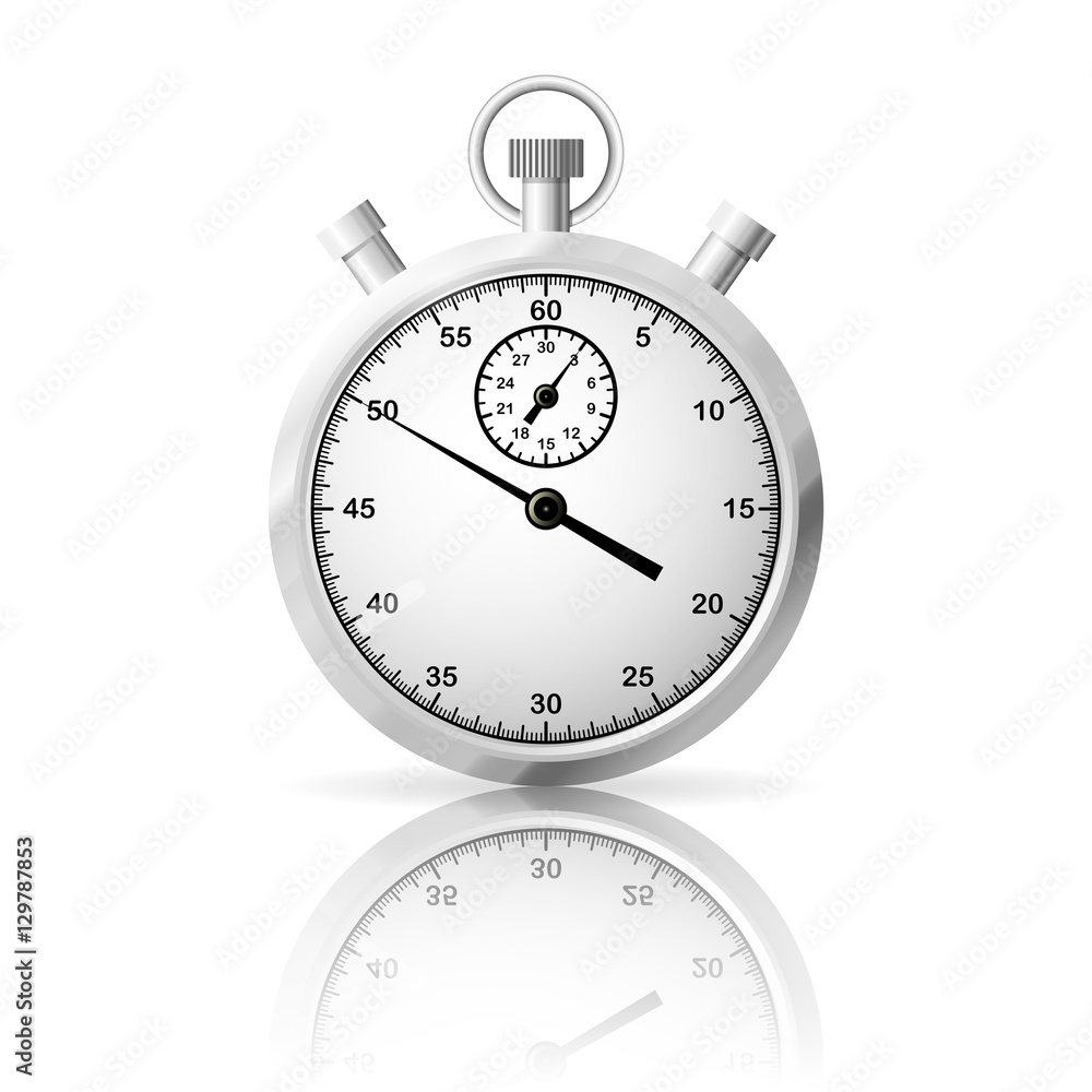 Stopwatch realictic vector object Stopwatch realictic vector object